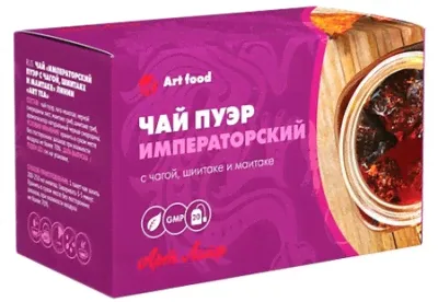 Чай "Императорский пуэр с чагой, шиитаке и маитаке" Арт Лайф-0